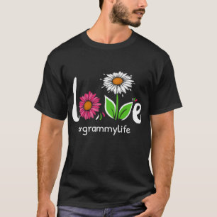 Liebe Grammy Life Floral Oma Niedlich Großmutter C T-Shirt