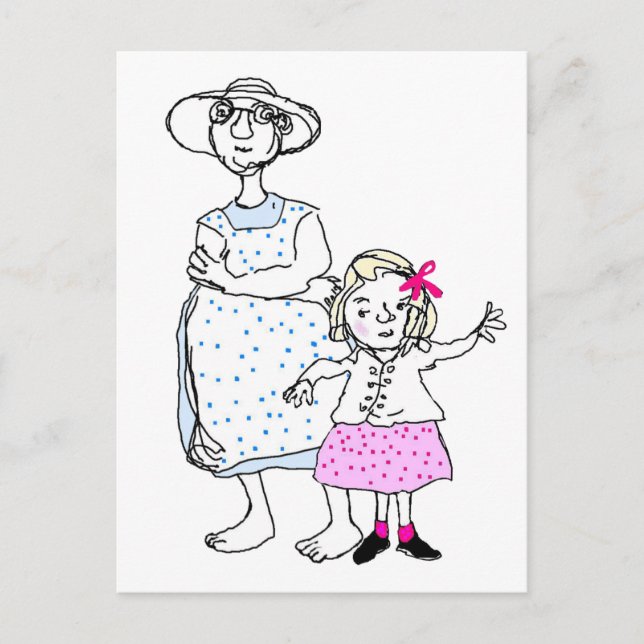 Liebe Gran Postkarte (Vorderseite)