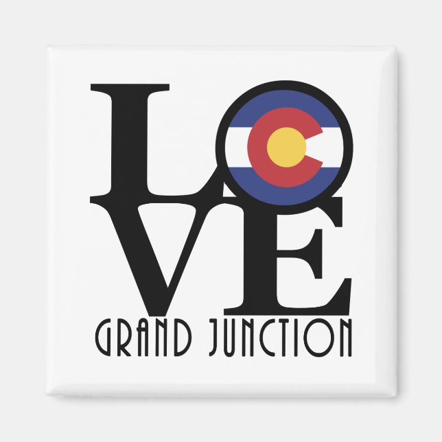 LIEBE Grand Junction Colorado Magnet (Vorne)