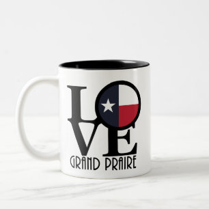 LIEBE Grand Prairie Texas 11oz Zweifarbige Tasse