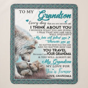 Liebe Grandson Brief an meinen Enkel von Oma Sherpadecke