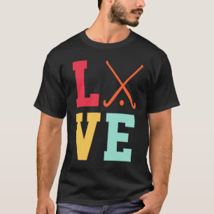 Liebe Graphic Hockey Player Hockey Hockey Hockey S T-Shirt