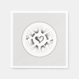 Liebe Gray Serviette