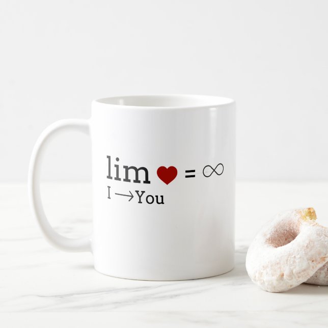 Liebe-Grenze Kaffeetasse (Mit Donut)