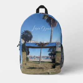 Liebe Griechenland Bedruckter Rucksack