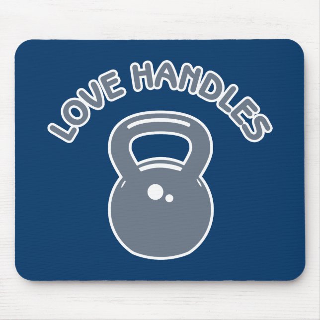 Liebe-Griffe Mousepad (Vorne)