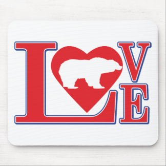 Liebe-Grizzlies Mousepad