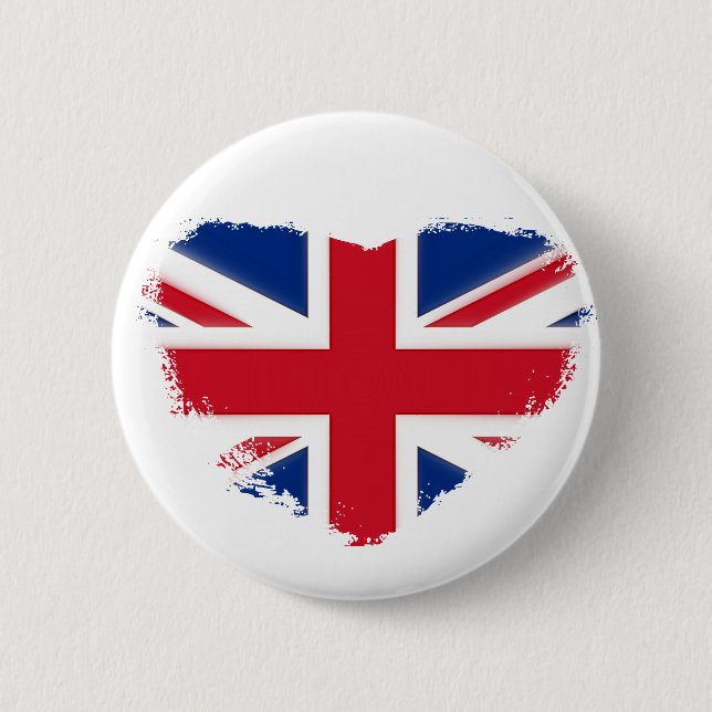 Liebe Großbritannien Button (Vorderseite)