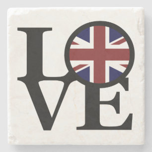 LIEBE Großbritannien Steinuntersetzer