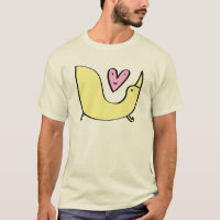 Liebe-große gelbe Vogel-Liebe