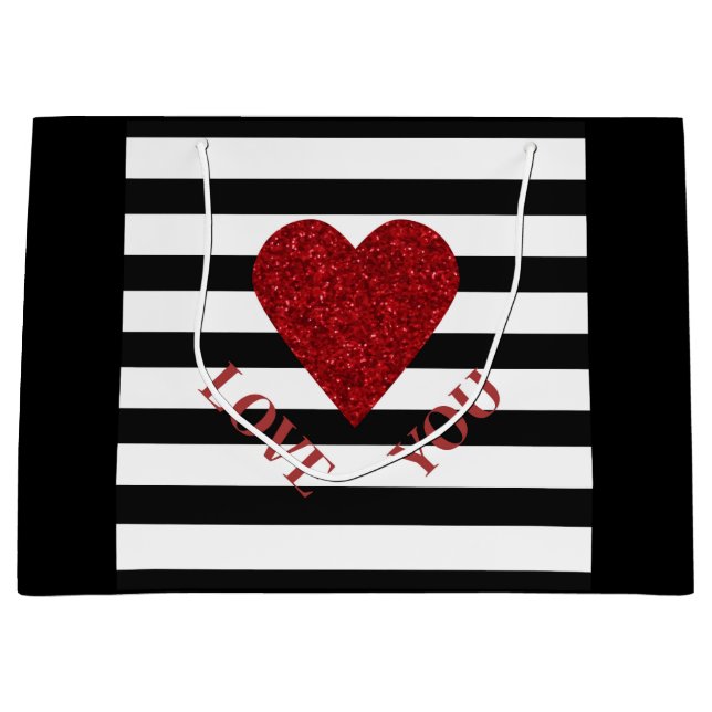 Liebe Große Geschenktüte (Vorderseite)