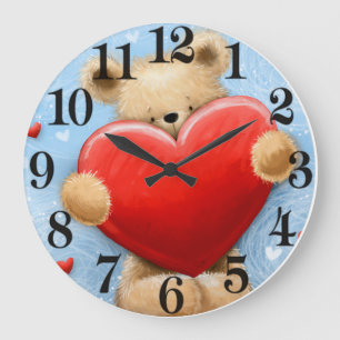 Liebe Große Wanduhr