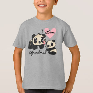 Liebe-Großmutter der Panda-Bärn-I T-Shirt