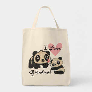 Liebe-Großmutter der Panda-Bärn-I Tragetasche