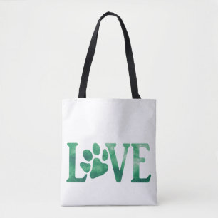 Liebe Grün Tasche