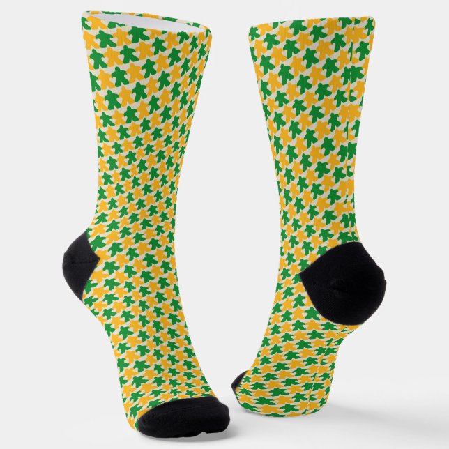 Liebe-, Grün- und Gelbsocken Socken (Gewinkelt)