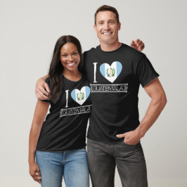 Liebe Guatemala Flaggenland T-Shirt