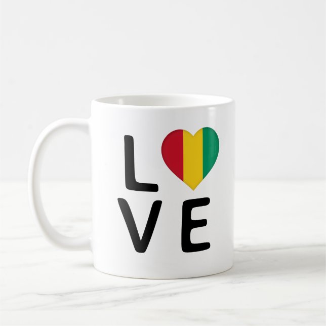 LIEBE - GUINEA KAFFEETASSE (Links)
