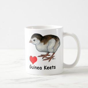 Liebe Guinea Keets Kaffeetasse