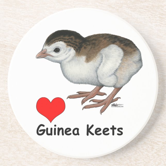 Liebe Guinea Keys Untersetzer (Vorne)