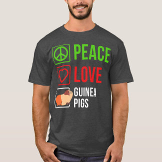 Liebe Guinea Schwein Niedliche Guinea Schwein T-Shirt