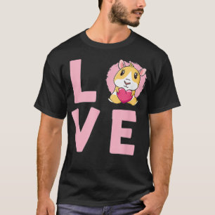 Liebe Guinea Schweinefleisch I Liebe Guinea T-Shirt