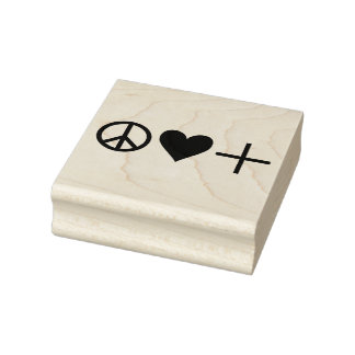 Liebe Gummistempel