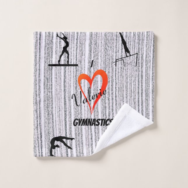 Liebe Gymnastik Events Girl's Waschlappen (Waschlappen)