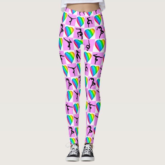 Liebe GYMNASTIK LEGGINGS (Vorderseite)