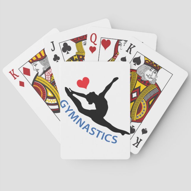 Liebe Gymnastik Spielkarten (Rückseite)