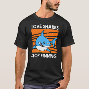Liebe Haie hören auf, die Haie Retten T-Shirt
