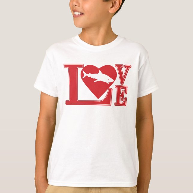 Liebe Haie, I Liebe Haie T-Shirt (Vorderseite)