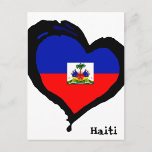 Liebe Haiti Postkarte