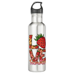 Liebe Hallo Sommer Strawberry Stainless Steel Wate Edelstahlflasche