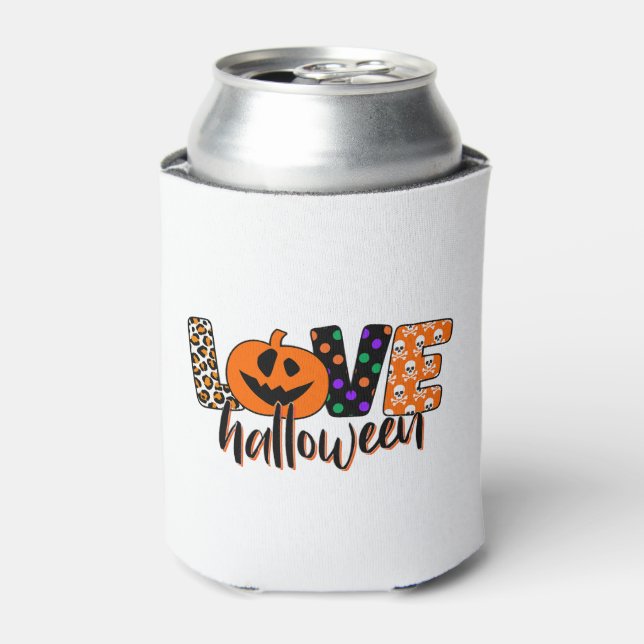 Liebe Halloween Dosenkühler (Kanne Vorderseite)