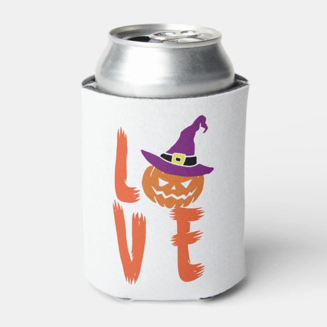 Liebe Halloween Dosenkühler (Kanne Vorderseite)