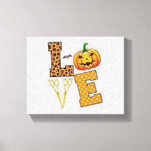 Liebe Halloween Fairstylist Leinwanddruck