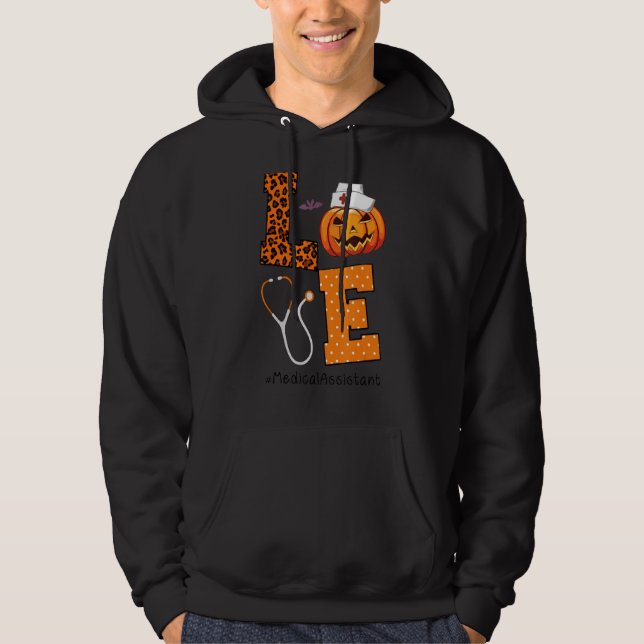 Liebe Halloween Nursing Pumpkin S Hoodie (Vorderseite)
