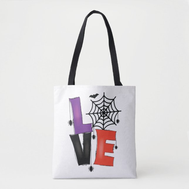 Liebe Halloween Tasche (Vorderseite)