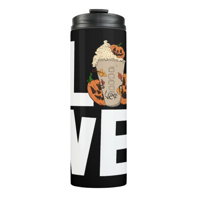 Liebe Halloween Thermosbecher (Vorderseite)