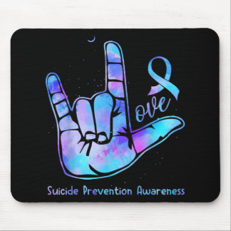 Liebe Hand Sign Suizidprävention Woche S Mousepad
