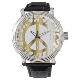 LIEBE HANDS PEACE SIGN ARMBANDUHR