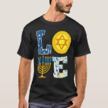 Liebe Hanukkah Chanukah Menorah Pajama Matching F T-Shirt<br><div class="desc">Liebe Hanukkah Chanukah Menorah Pajama Matching Family.</div>