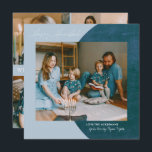 Liebe | Happy Hanukkah Foto Collage Feiertagskarte<br><div class="desc">Feiern Sie den Geist von Hanukkah mit Freunden und Familie mit unseren prächtigen Fotokarten. Modernes Design und trendige Schriftzeichen. Ein Foto vorne mit Platz auf der Rückseite für vier weitere. Fügen Sie Ihren benutzerdefinierten Gruß hinzu. Fügen Sie diesem Design Ihre benutzerdefinierte Formulierung hinzu, indem Sie die "Diese Vorlage bearbeiten"-Felder auf...</div>