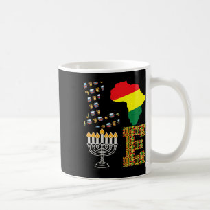 Liebe Happy Kwanzaa Afrika Karte Kinara Candles Af Kaffeetasse