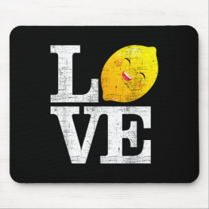 Liebe Happy Lemon Fresh Summer Lemons Lemonade Mousepad