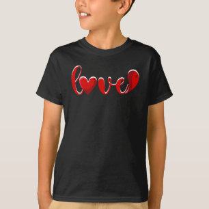 Liebe Happy Valentines Day Liebe Niedliches Herz T-Shirt