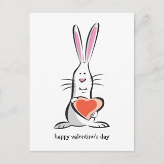 Liebe-HäschenValentine Feiertagspostkarte