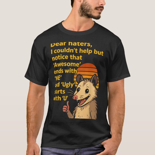 Liebe Hasser Phantastisch endet mit mir hässlich m T-Shirt (Vorderseite)