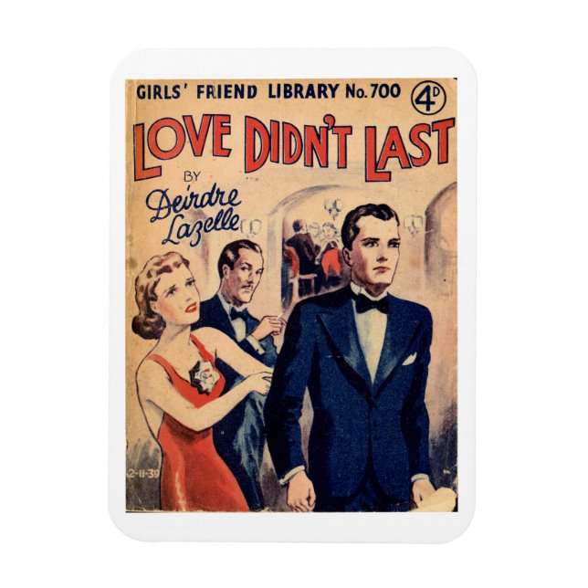 "Liebe hat den Vintagen Kühlschrankmagnet nicht be Magnet (Vertikal)